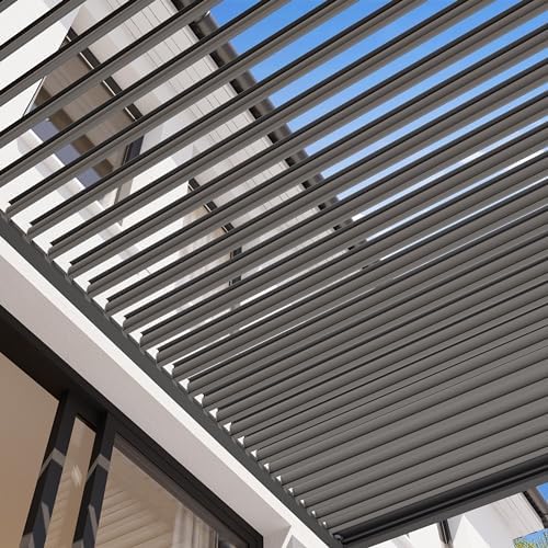 Dettaglio manovella regolazione lamelle pergola PRIMEYARD