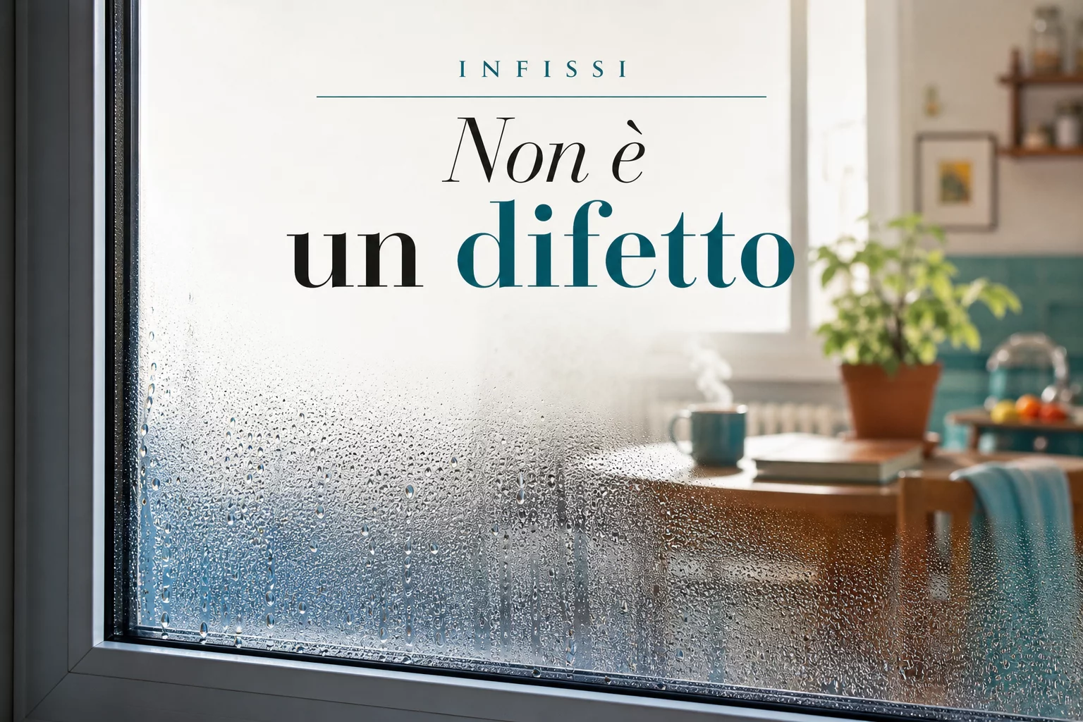 Condensa sui vetri con infissi nuovi: cause reali e come interpretarla