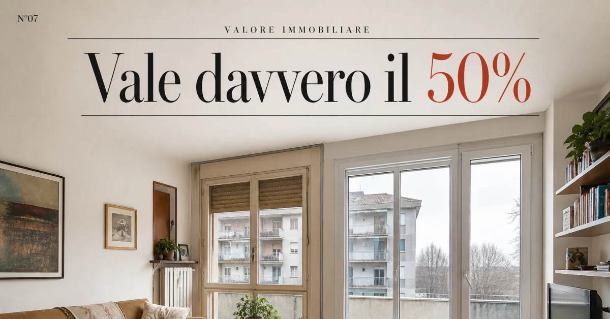 Efficienza energetica e valore immobiliare: quanto vale una casa con infissi efficienti