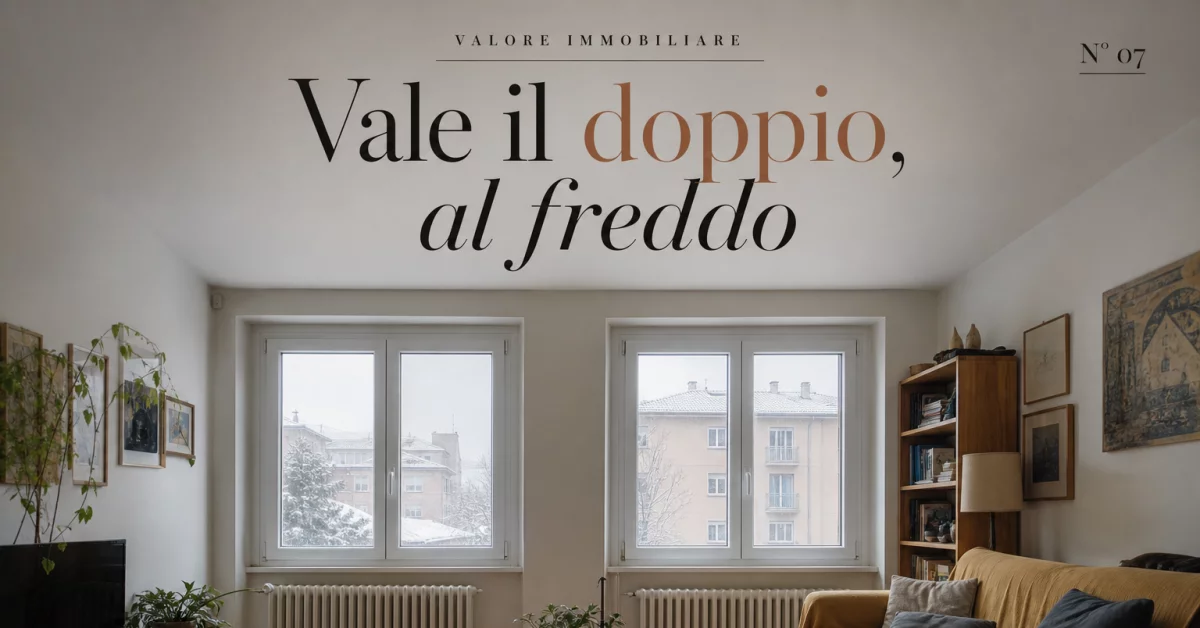 Efficienza energetica e valore immobiliare: nelle zone fredde vale fino al 50% in più