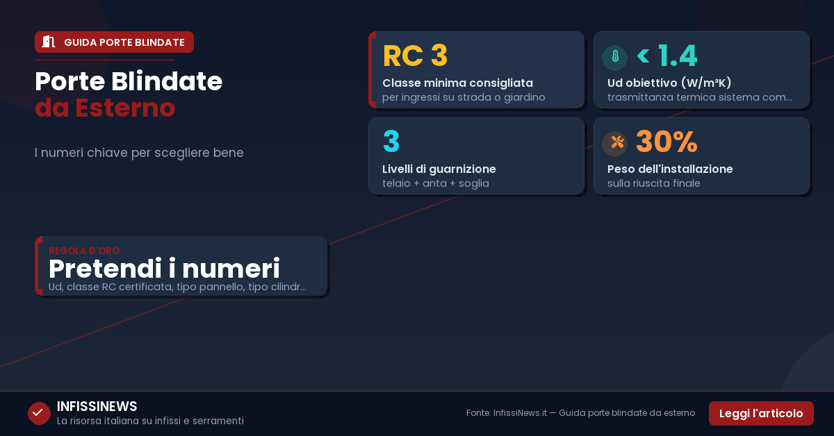 Porte blindate da esterno: come scegliere quella giusta per casa tua