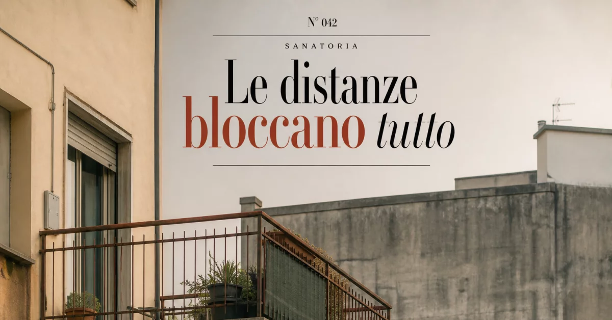 Sanatoria balcone abusivo: perché le distanze bloccano tutto