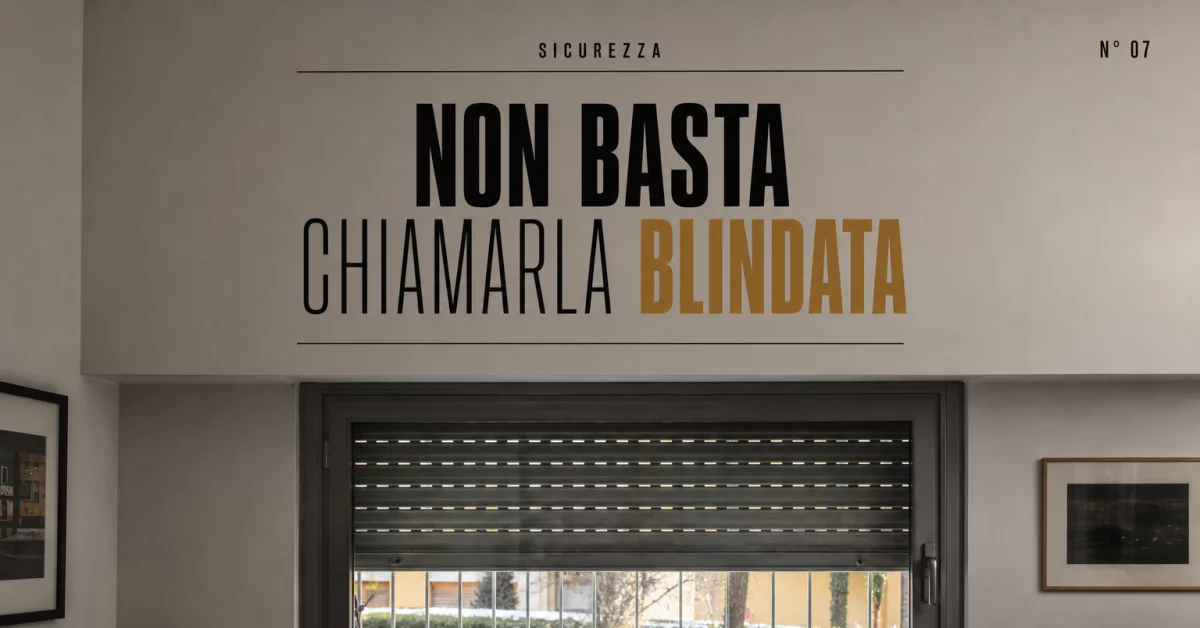 Tapparelle blindate: classi RC, materiali e motorizzazione smart