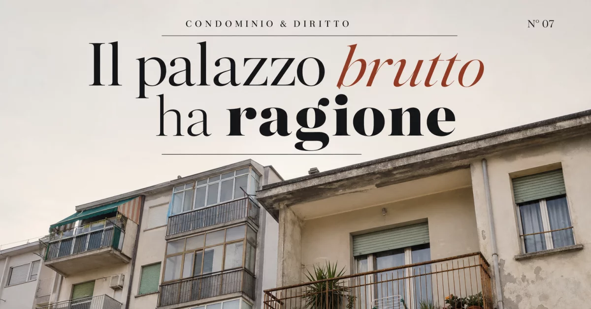 Veranda in condominio: il decoro architettonico vale anche se il palazzo è già degradato
